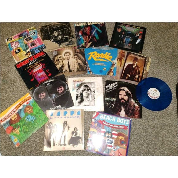 Willie NelsonROADIE The Who TEETER Beach Boys DOOR Bob Seger ZAPPA -15 Records
